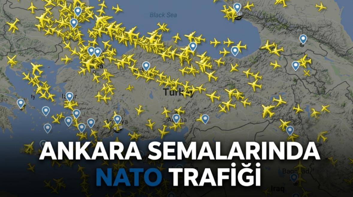 Ankara semalarında NATO trafiği