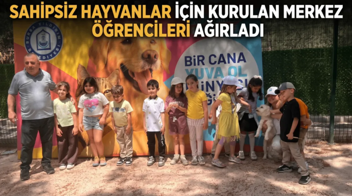Sahipsiz hayvanlar için kurulan merkez öğrencileri ağırladı