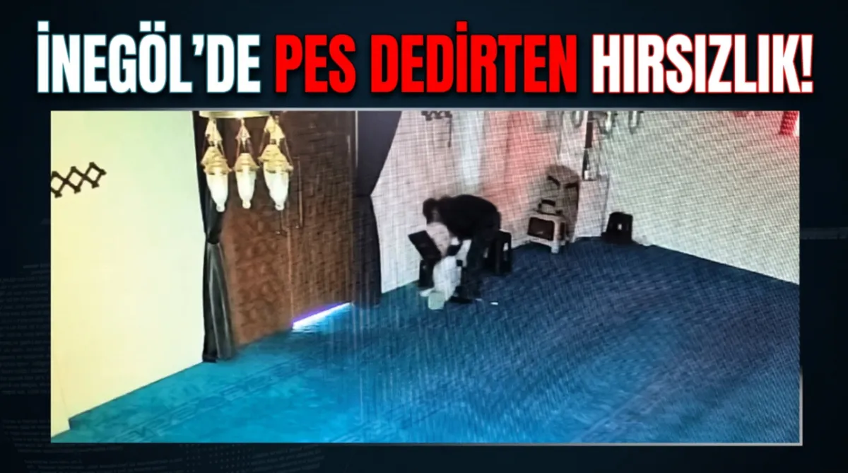 İnegöl'de pes dedirten hırsızlık!