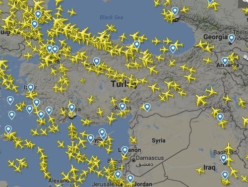 Ankara semalarında NATO trafiği