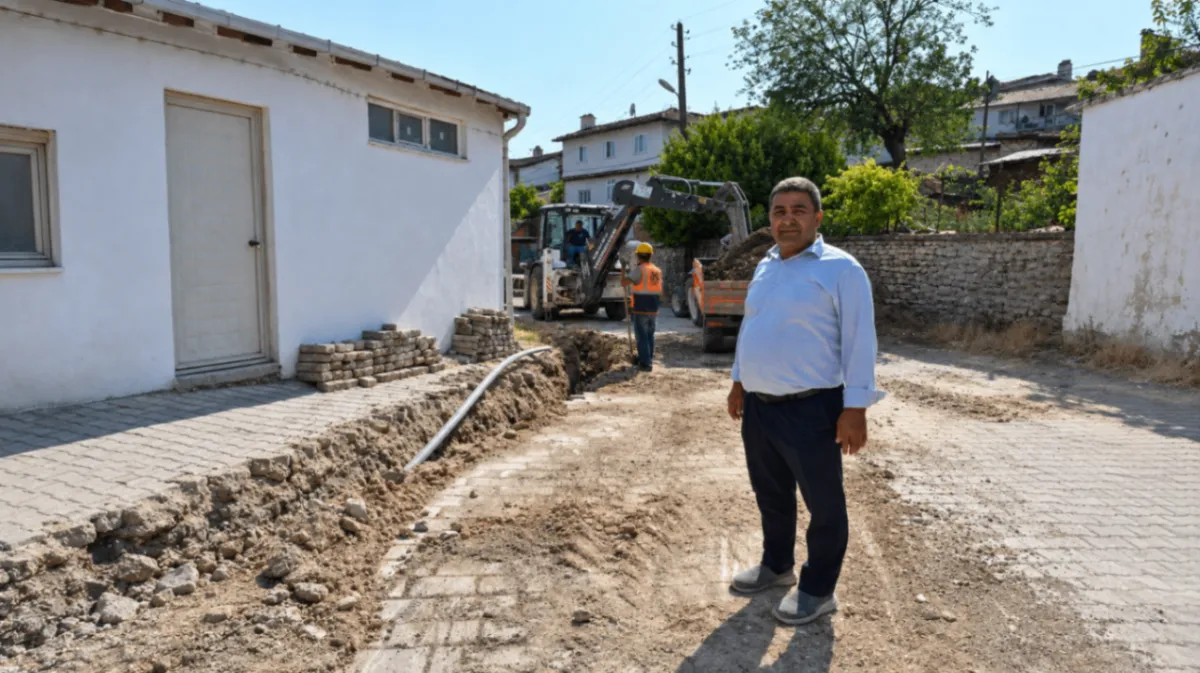 Bursa’da kırsal mahallelere altyapı yatırımı