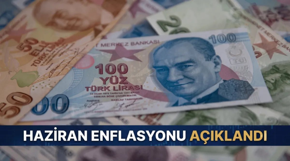 Haziran enflasyonu açıklandı