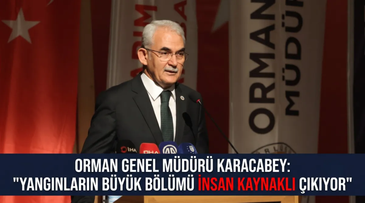 Orman Genel Müdürü Karacabey: "Yangınların büyük bölümü insan kaynaklı çıkıyor"