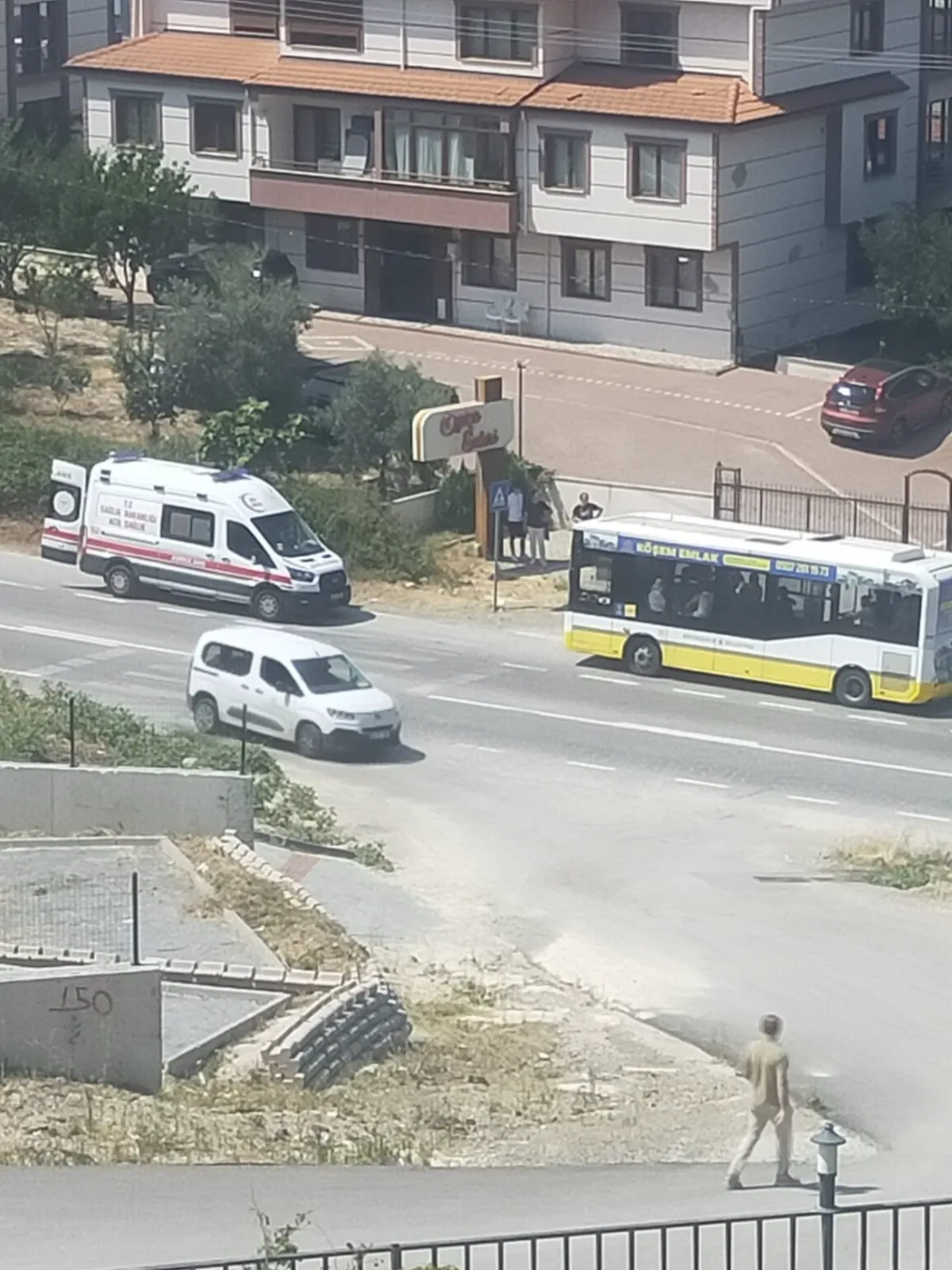 Bursa'da belediye otobüsünde korku dolu anlar