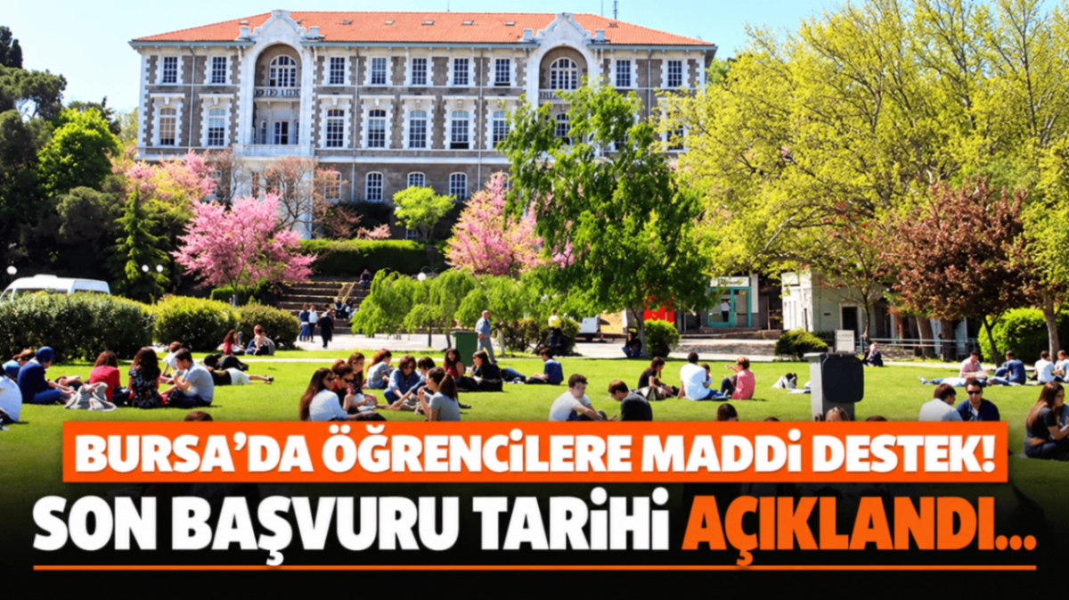 Bursa'da öğrencilere maddi destek! Son başvuru tarihi açıklandı...