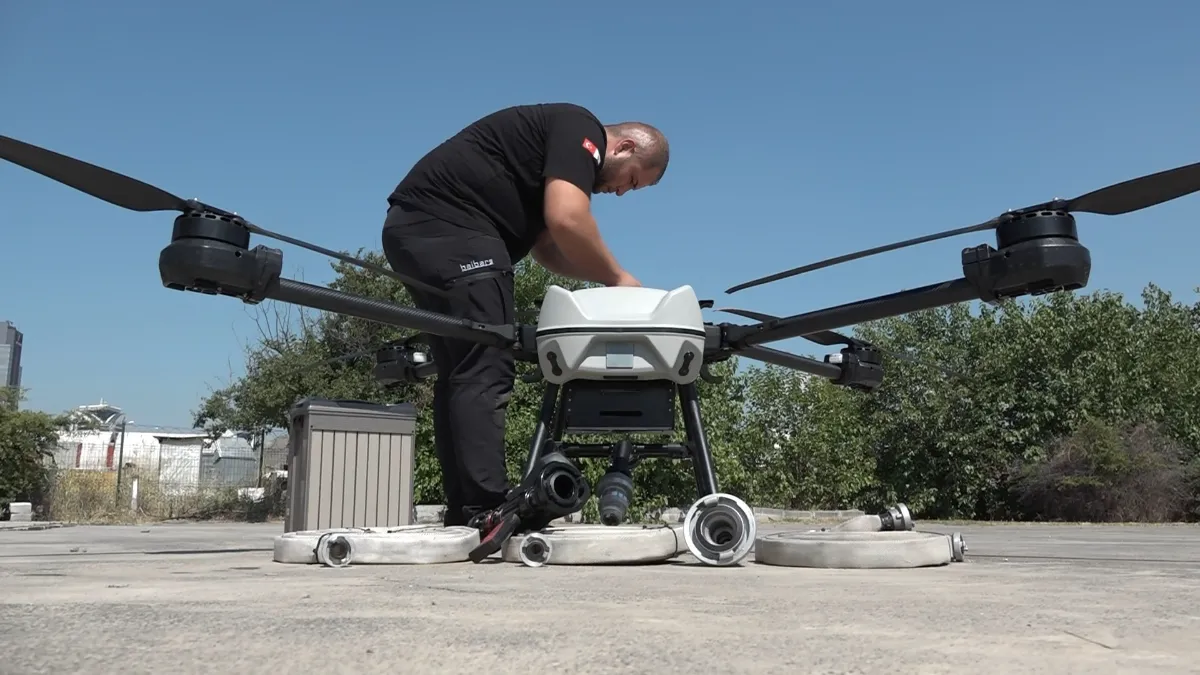 Bursa’da yangınlara dronlu müdahale dönemi: 100 metreye 10 saniyede ulaşıyor