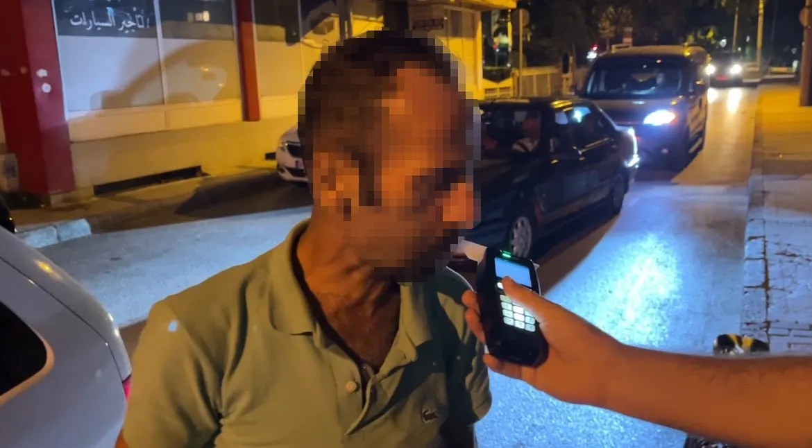 Bursa’da alkollü bisiklet sürücüsünden pes dedirten anlar
