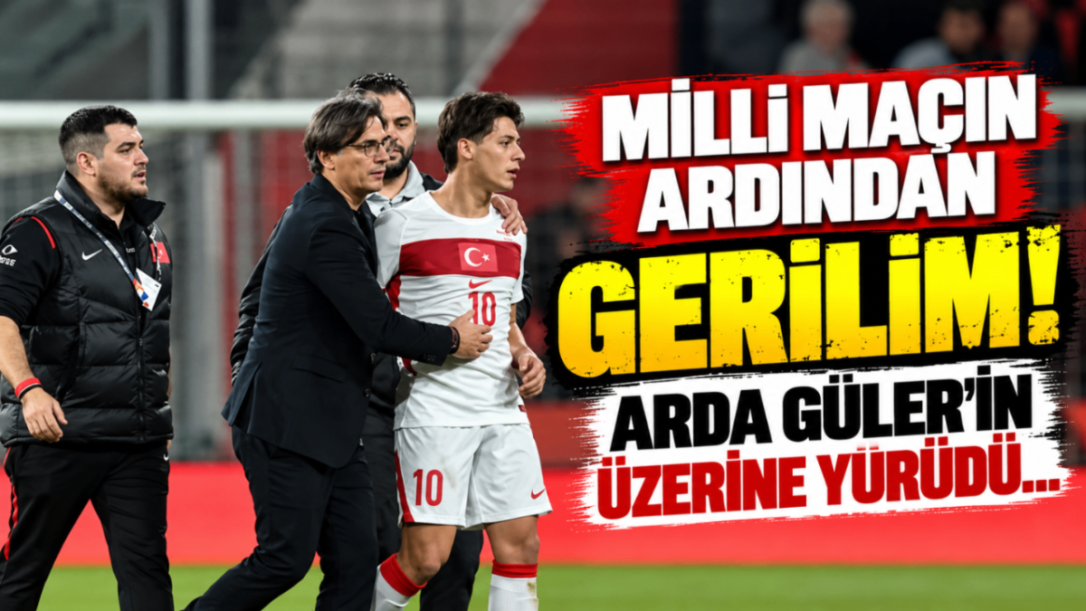 Milli maçın ardından gerilim! Arda Güler'in üzerine yürüdü...