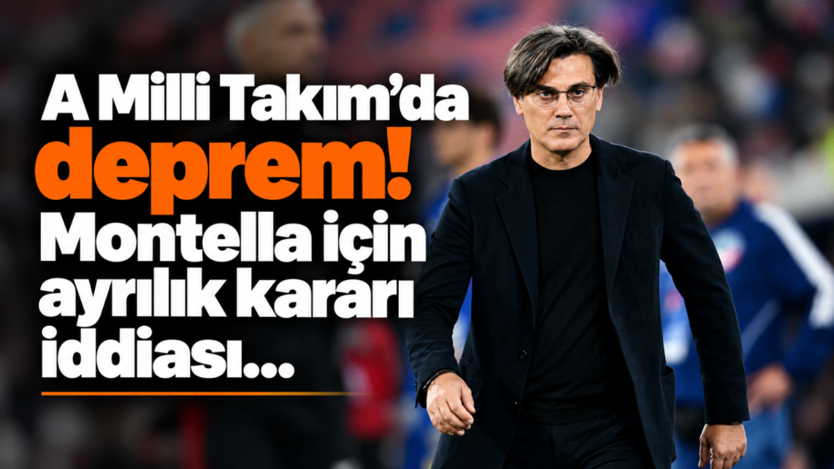 A Milli Takım’da deprem! Montella için ayrılık kararı iddiası...