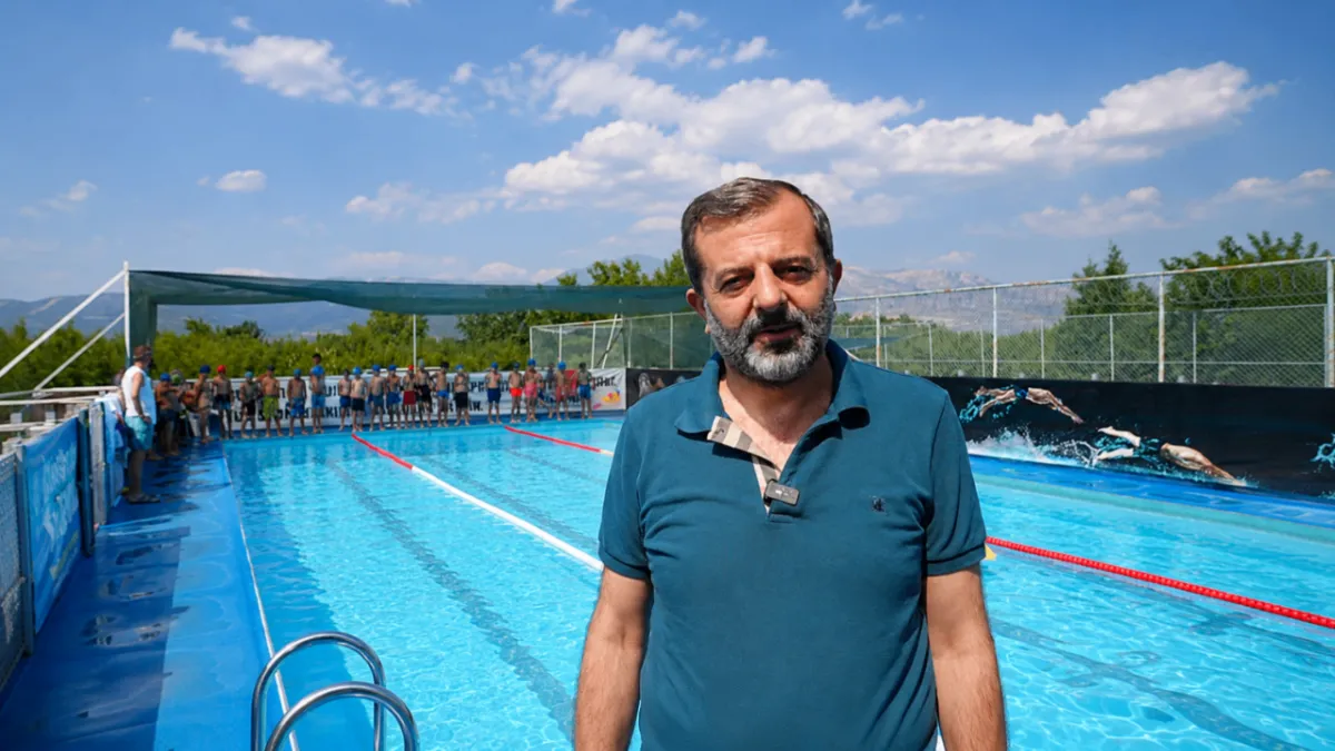  Gürsu’da çocuklara ücretsiz yüzme eğitimi