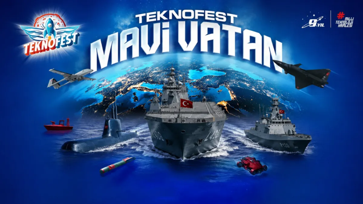 Geleceğin deniz teknolojileri TEKNOFEST Mavi Vatan’da buluşacak
