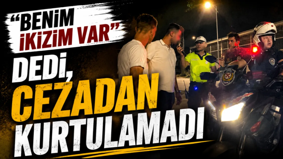 "Benim ikizim var" dedi, cezadan kurtulamadı