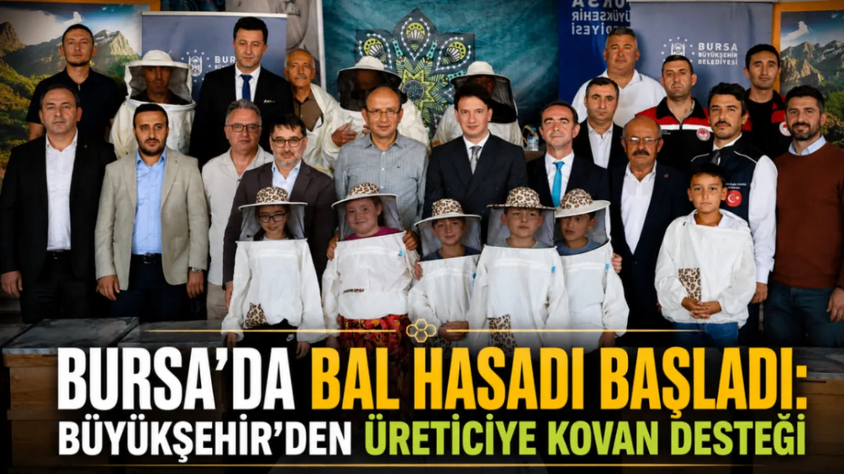Bursa’da bal hasadı başladı: Büyükşehir’den üreticiye kovan desteği
