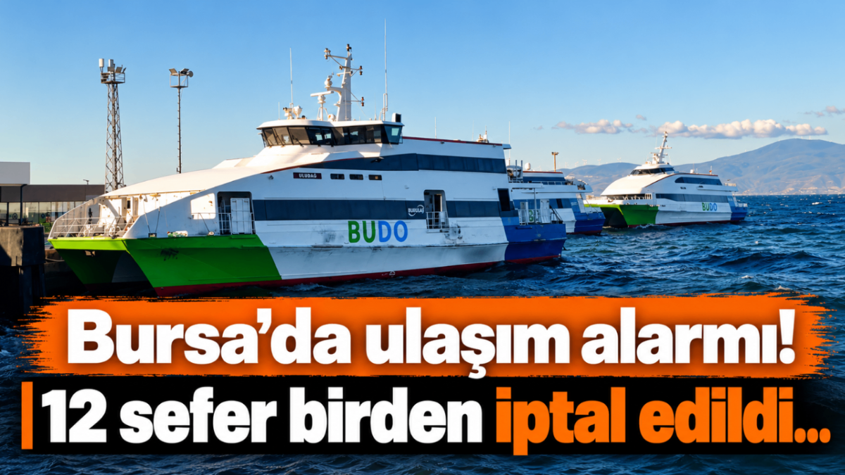 Bursa'da ulaşım alarmı! 12 sefer birden iptal edildi...