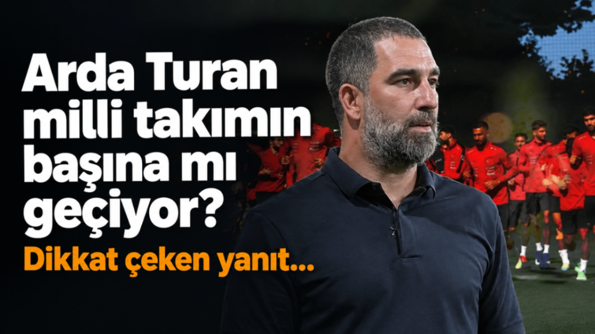 Arda Turan milli takımın başına mı geçiyor?  Dikkat çeken yanıt…