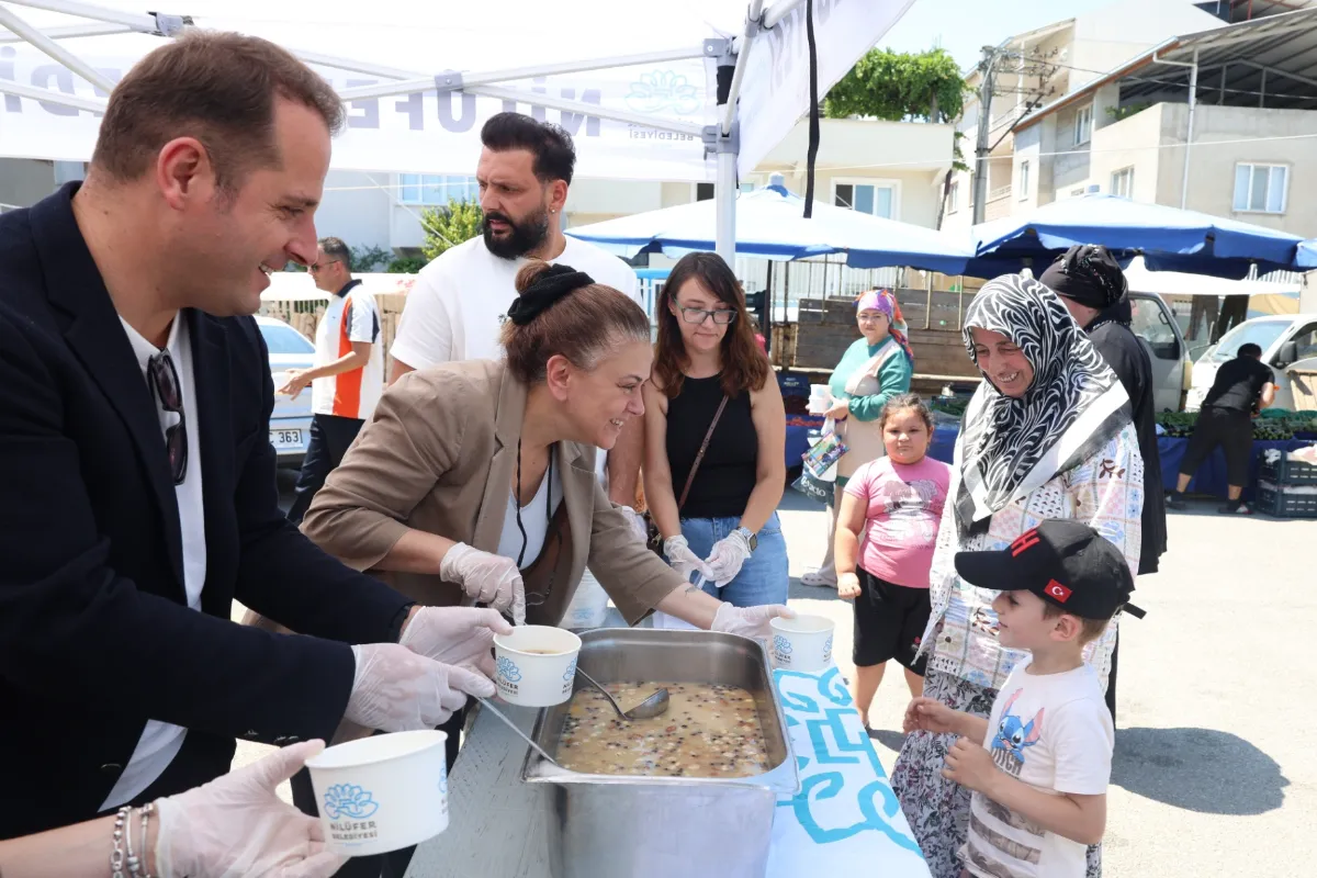 Nilüfer’de aşure bereketi Minareliçavuş’ta başladı