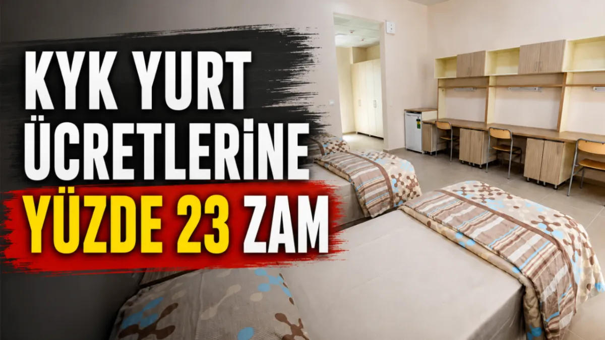 KYK yurt ücretlerine yüzde 23 zam