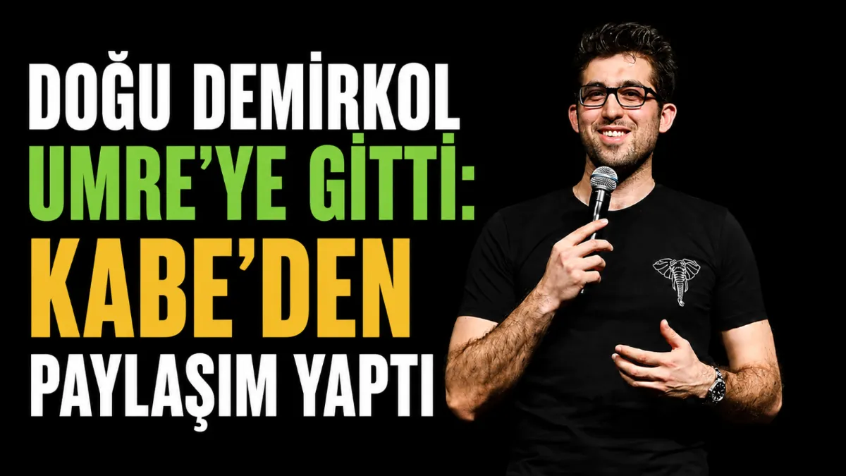 Doğu Demirkol Umre’ye gitti: Kabe’den paylaşım yaptı