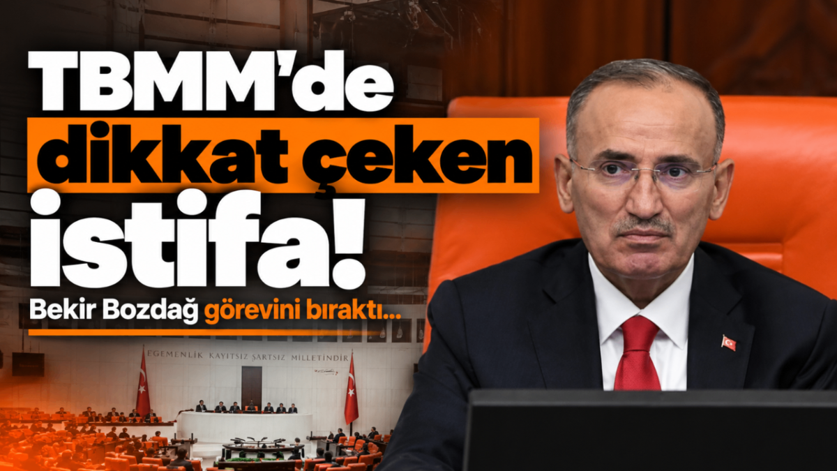 TBMM’de dikkat çeken istifa! Bekir Bozdağ görevini bıraktı...