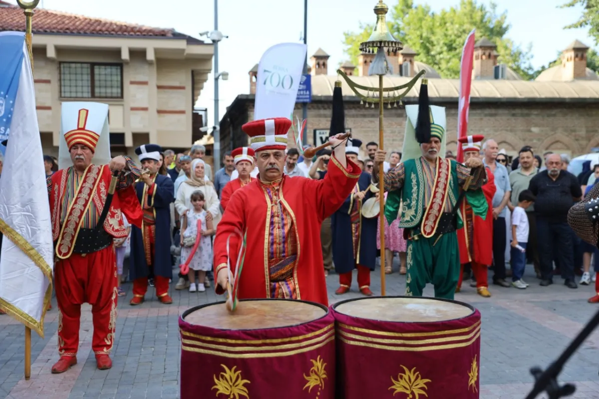 Bursa’da fetih ruhu mehter marşlarıyla yaşatıldı