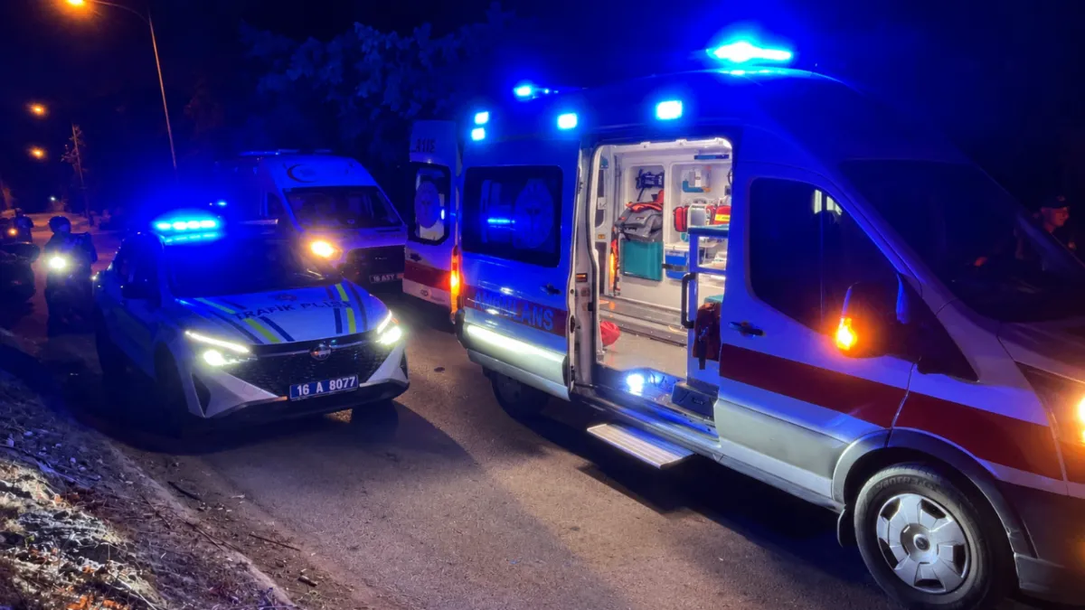 Mudanya’da feci kaza: Karı koca ağır yaralandı