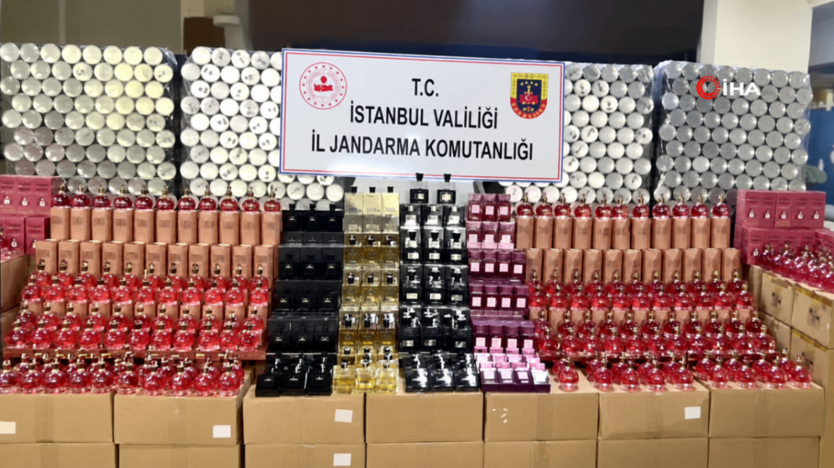 İstanbul'da 350 milyon liralık sahte parfüm operasyonu!