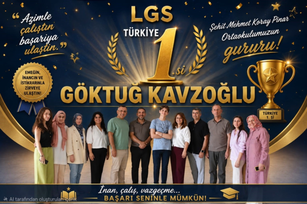 Bursa'dan LGS Türkiye birincisi çıktı