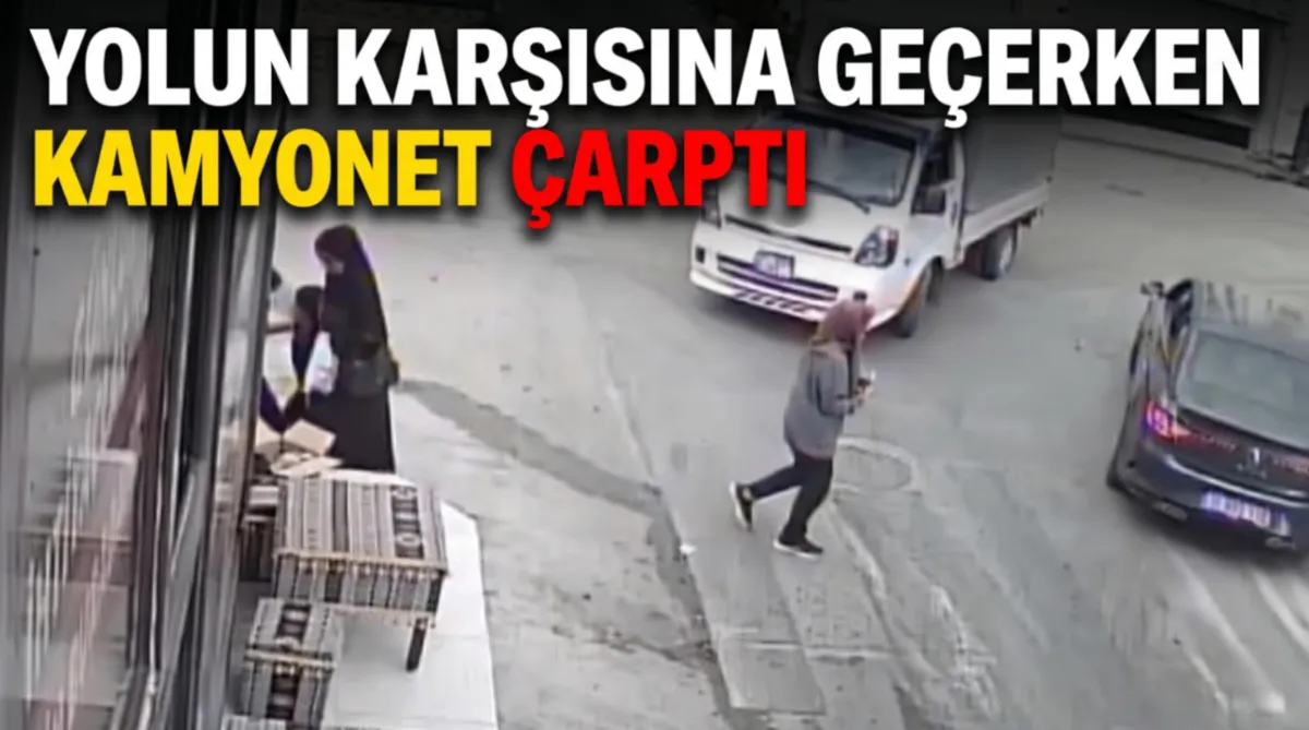 Yıldırım’da kamyonet dehşeti kamerada