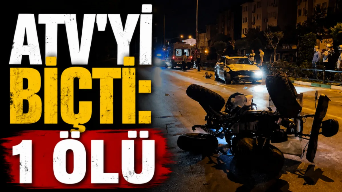 150 kilometre hızla geldi, ATV’yi biçti: 1 ölü