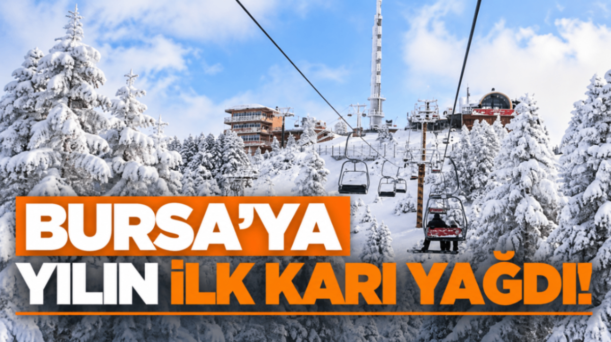BURSA’YA YILIN İLK KARI YAĞDI!