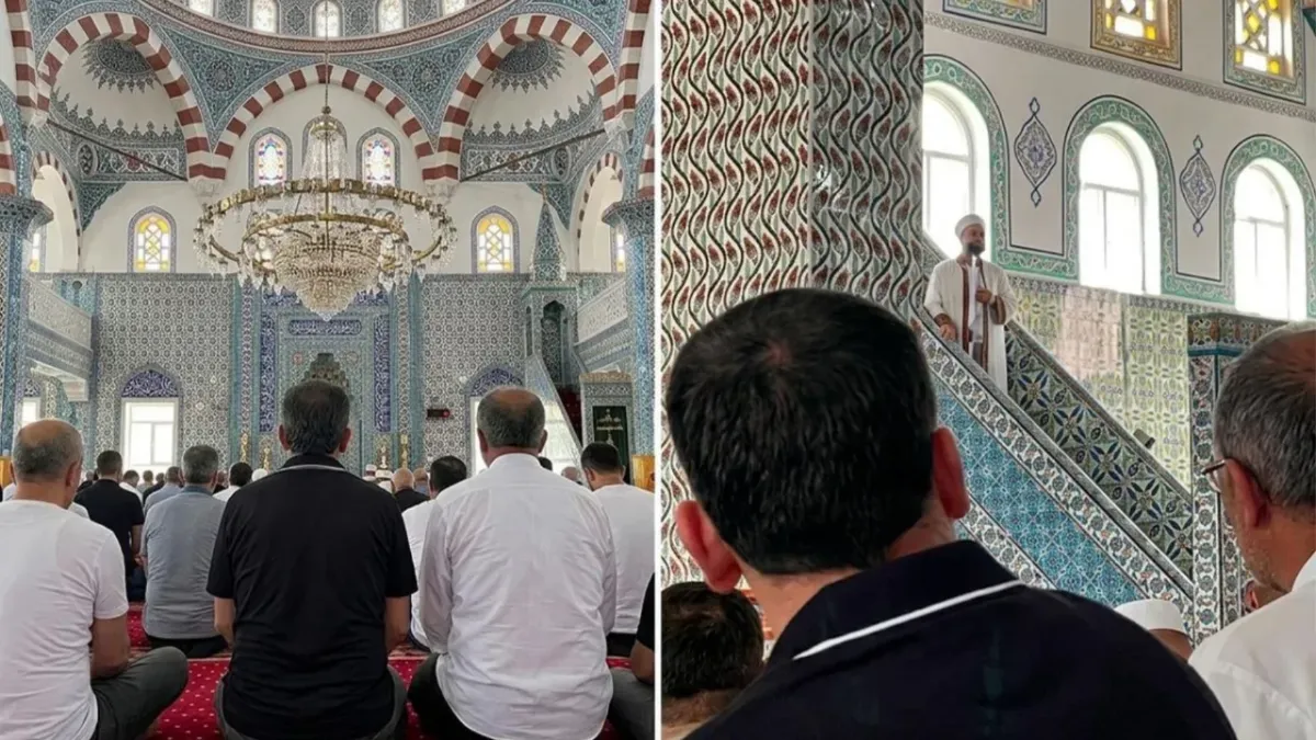 İmam hutbeyi yarıda kesme noktasına geldi! Cemaate sert tepki