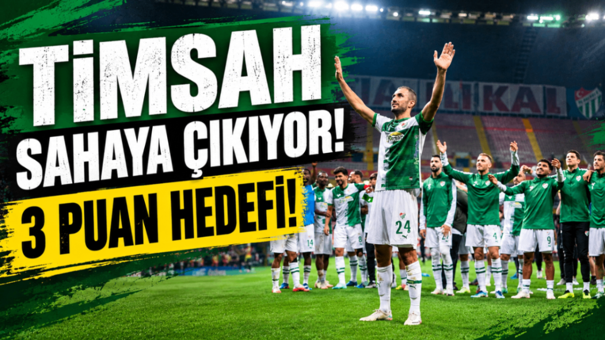 Timsah sahaya çıkıyor! 3 puan hedefi