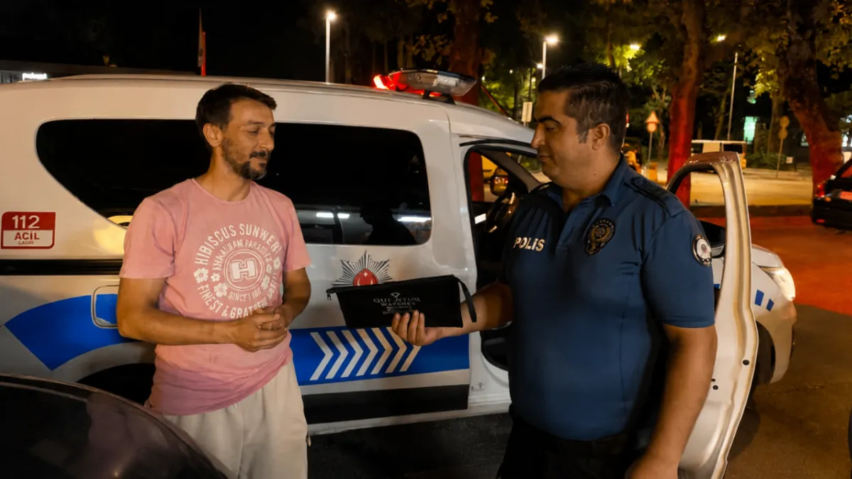Bulduğu 30 bin TL’yi polise teslim etti: “Kimsenin parası bize lazım değil”
