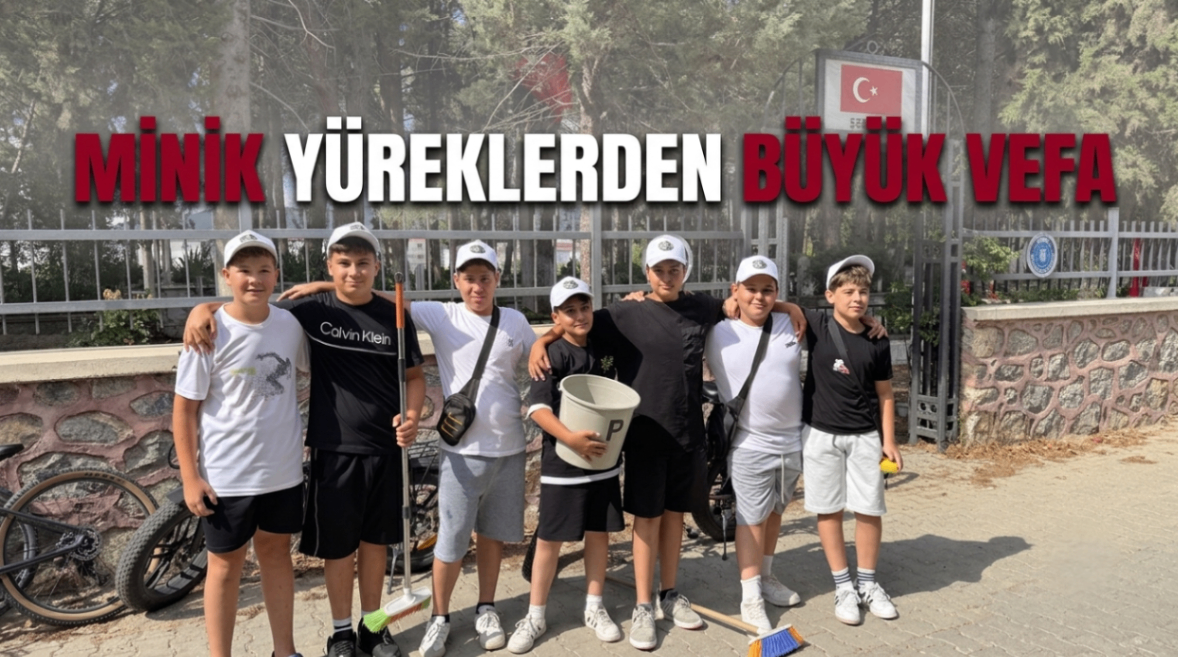 Minik yüreklerden büyük vefa