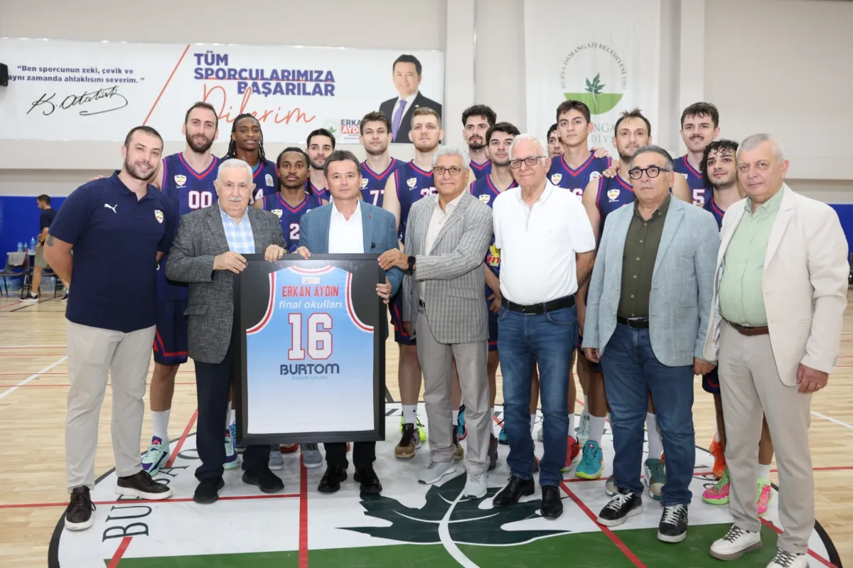 Başkan Erkan Aydın'dan basketbola tam destek