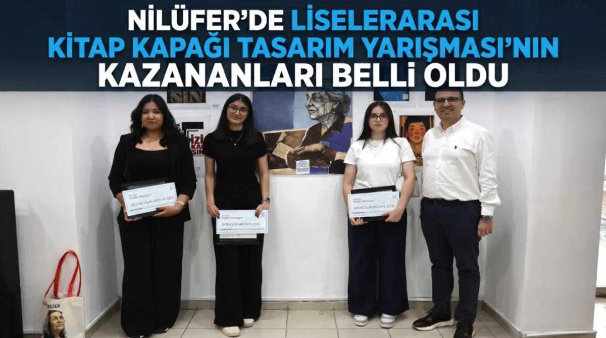 Nilüfer’de Liselerarası Kitap Kapağı Tasarım Yarışması’nın kazananları belli oldu