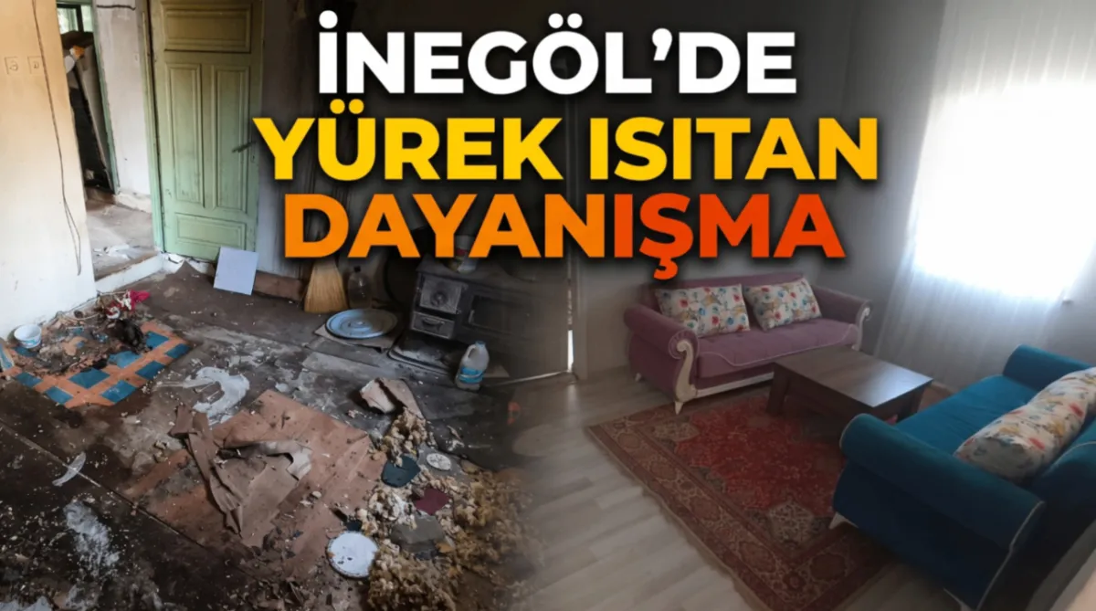 İnegöl'de yürek ısıtan dayanışma