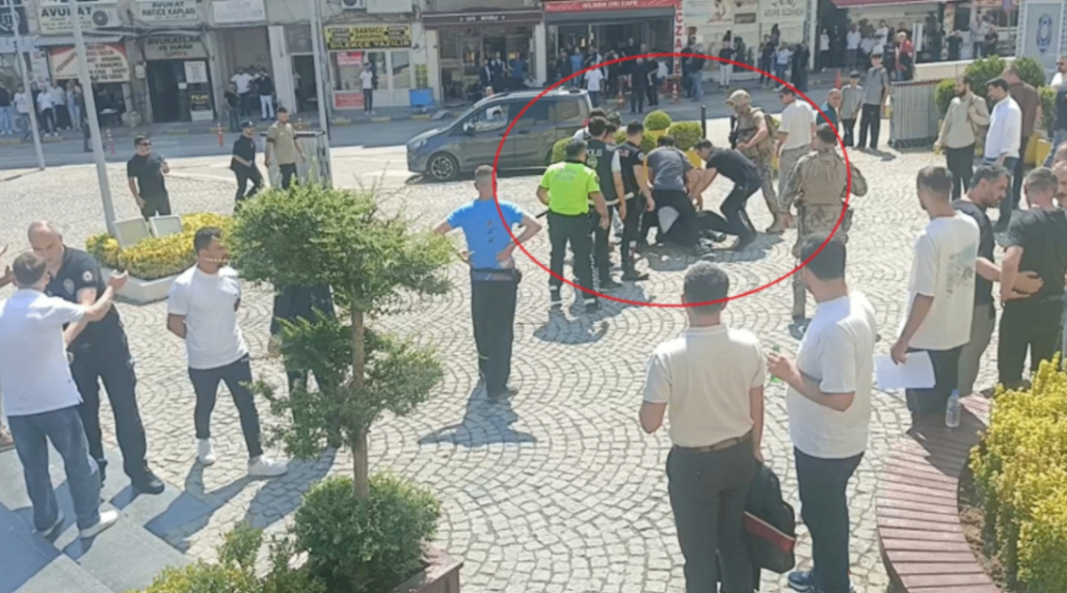 Bursa adliyesi karıştı: Polis güçlükle ayırdı