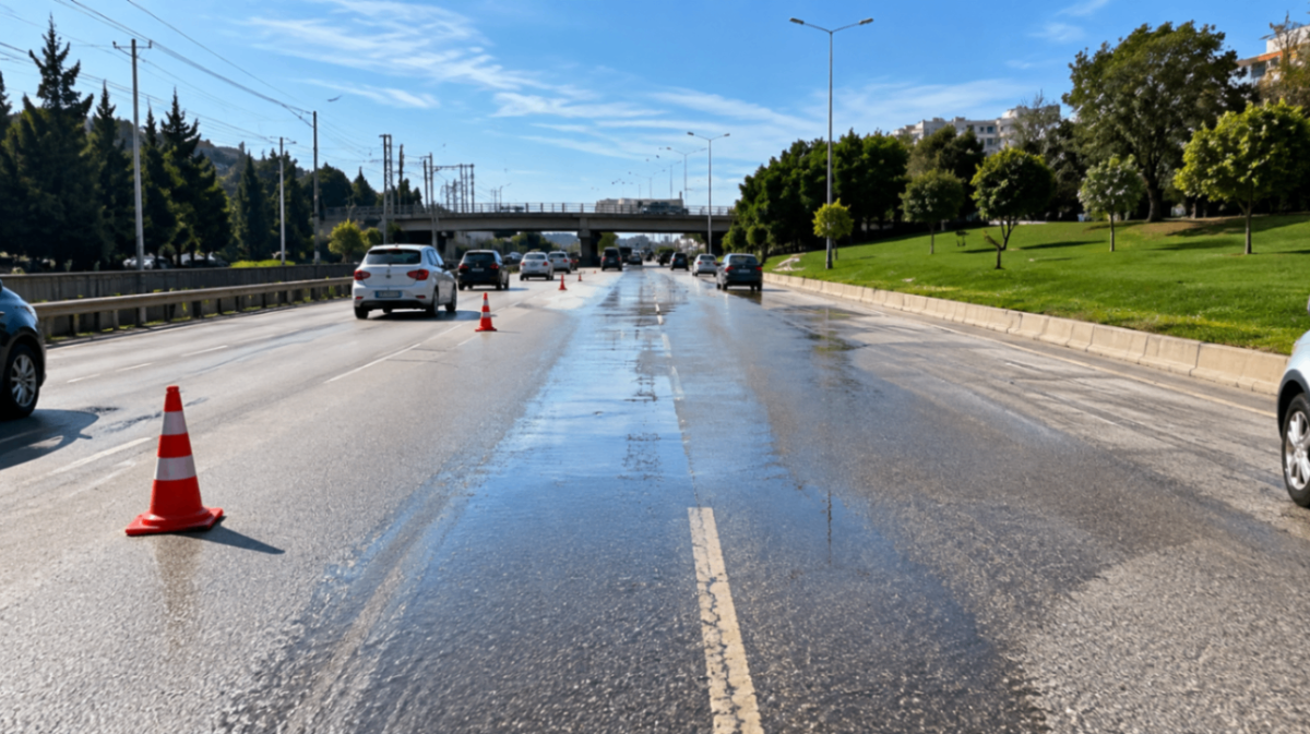Bursa’da kimyasal madde alarmı! Yol trafiğe kapatıldı...