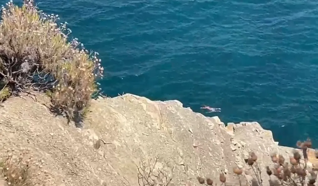 Mudanya’da denizde heyelan paniği
