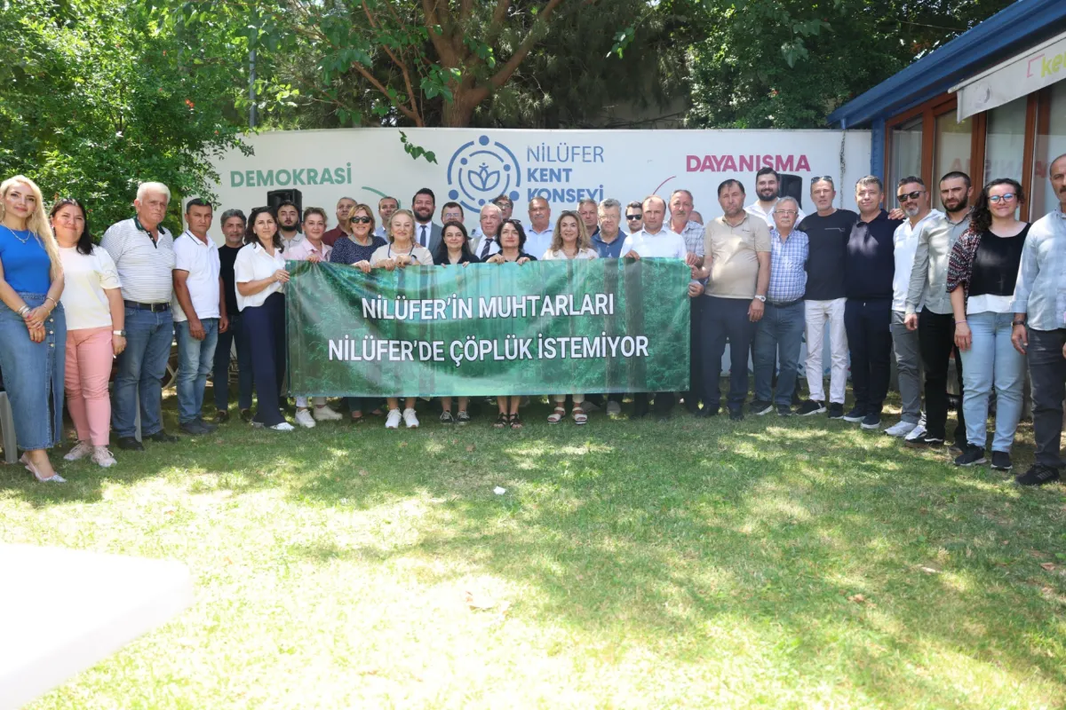 "Nilüfer'de katı atık tesisine karşı tek ses: “Çöplük istemiyoruz”"