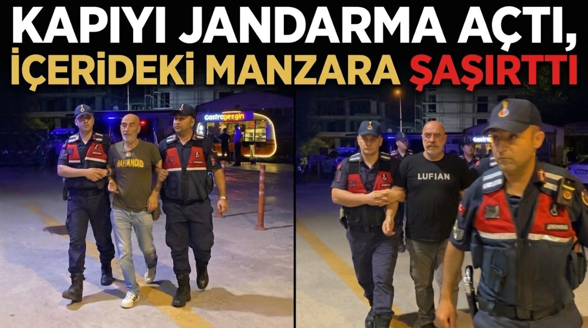 Kapıyı jandarma açtı, içerideki manzara şaşırttı