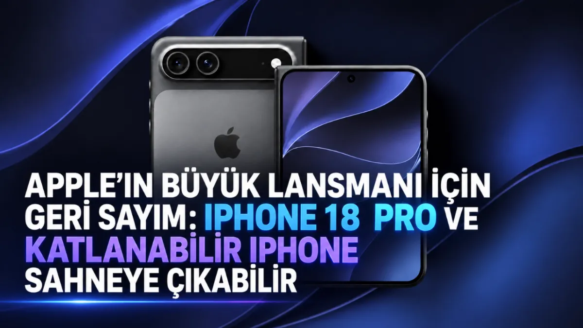 Apple’ın büyük lansmanı için geri sayım: iPhone 18 Pro ve katlanabilir iPhone sahneye çıkabilir