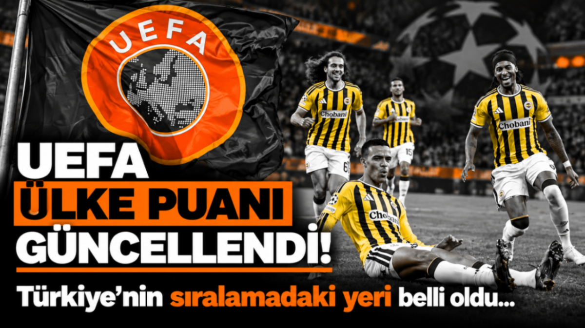 UEFA ülke puanı güncellendi! Türkiye'nin sıralamadaki yeri belli oldu...