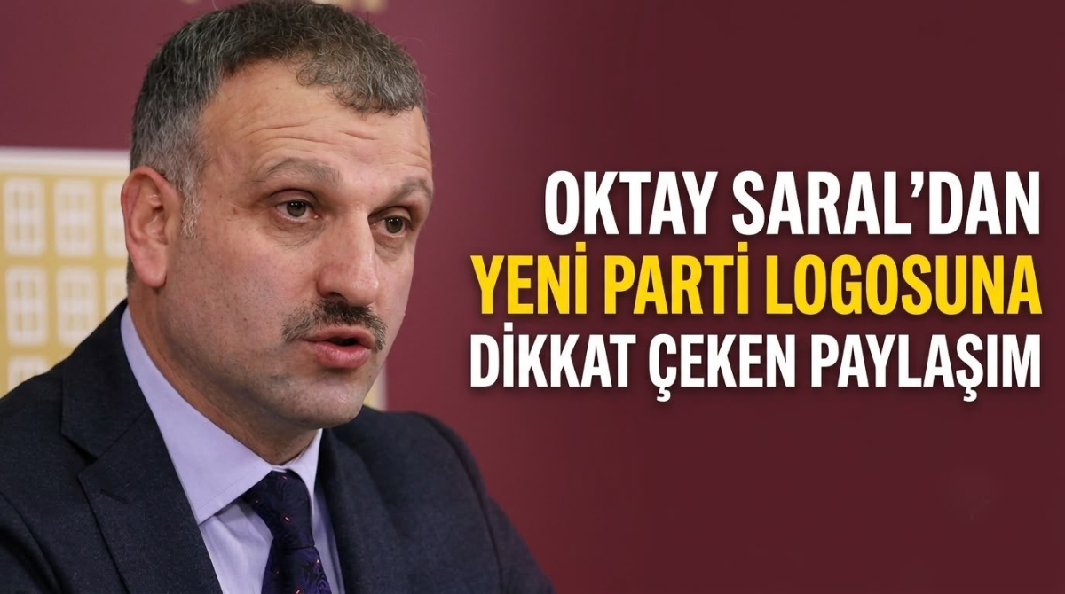 Oktay Saral'dan Yeni Parti logosuna dikkat çeken paylaşım