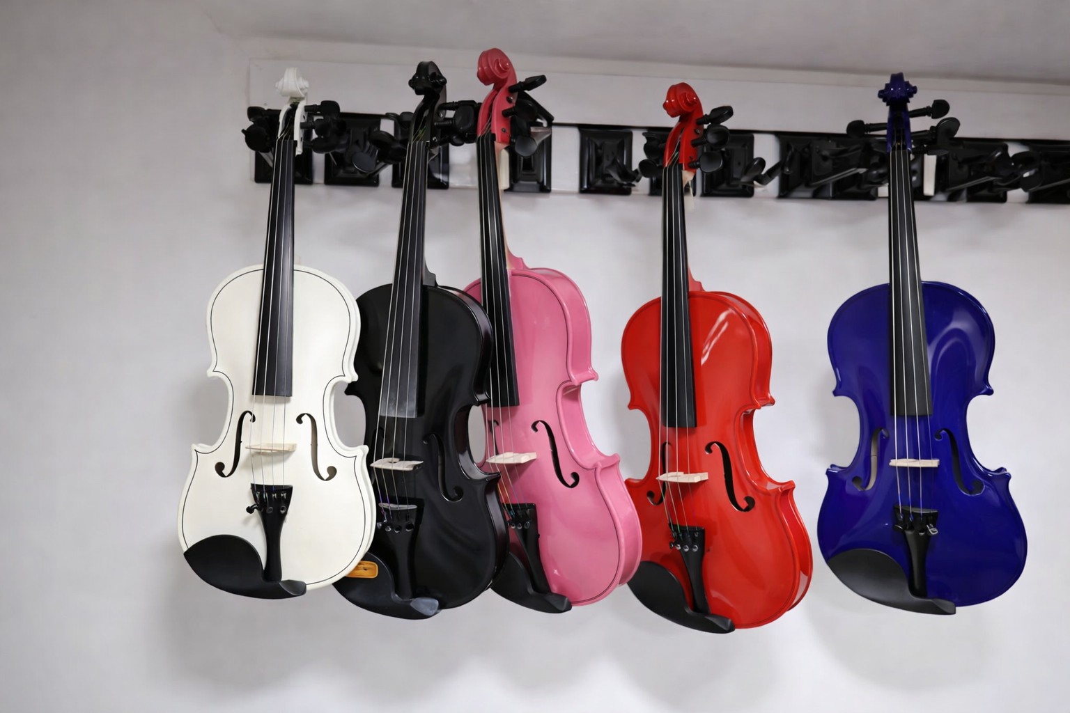 Violons colorés