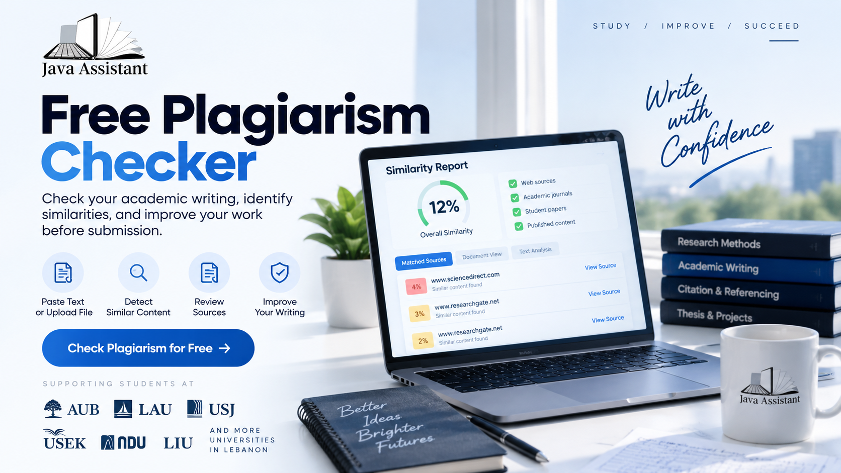 Free plagiarism checker for students and academic writing