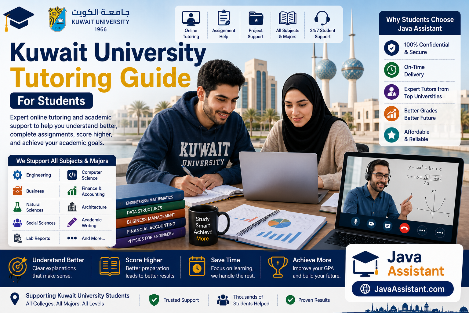 دليل الدروس الخصوصية لطلاب جامعة الكويت