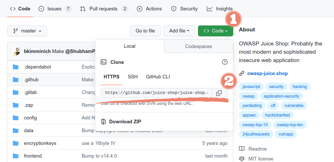 OWASP Juice Shop Github