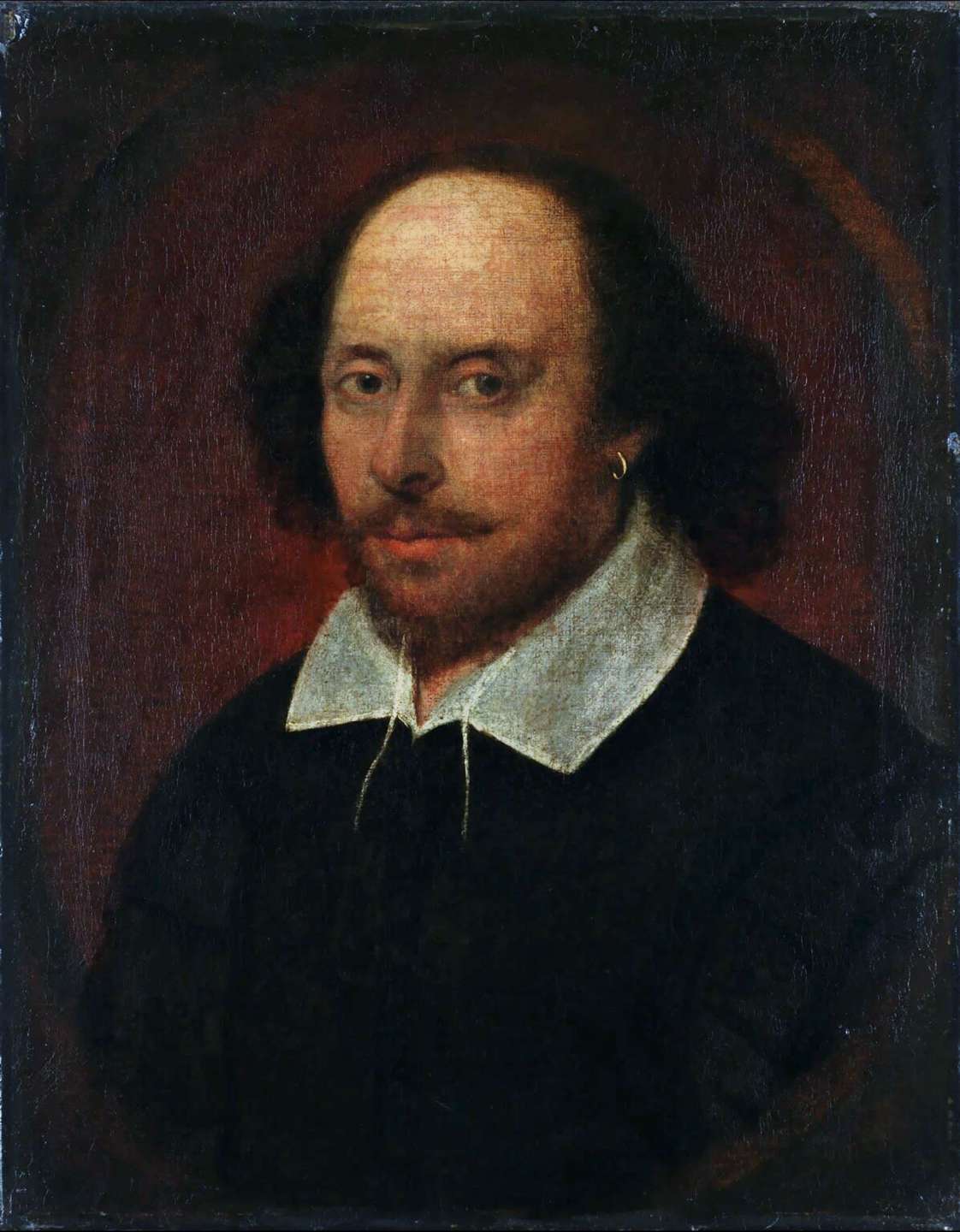 The Chandos portrait is the most famous of the portraits that are believed to depict William Shakespeare.